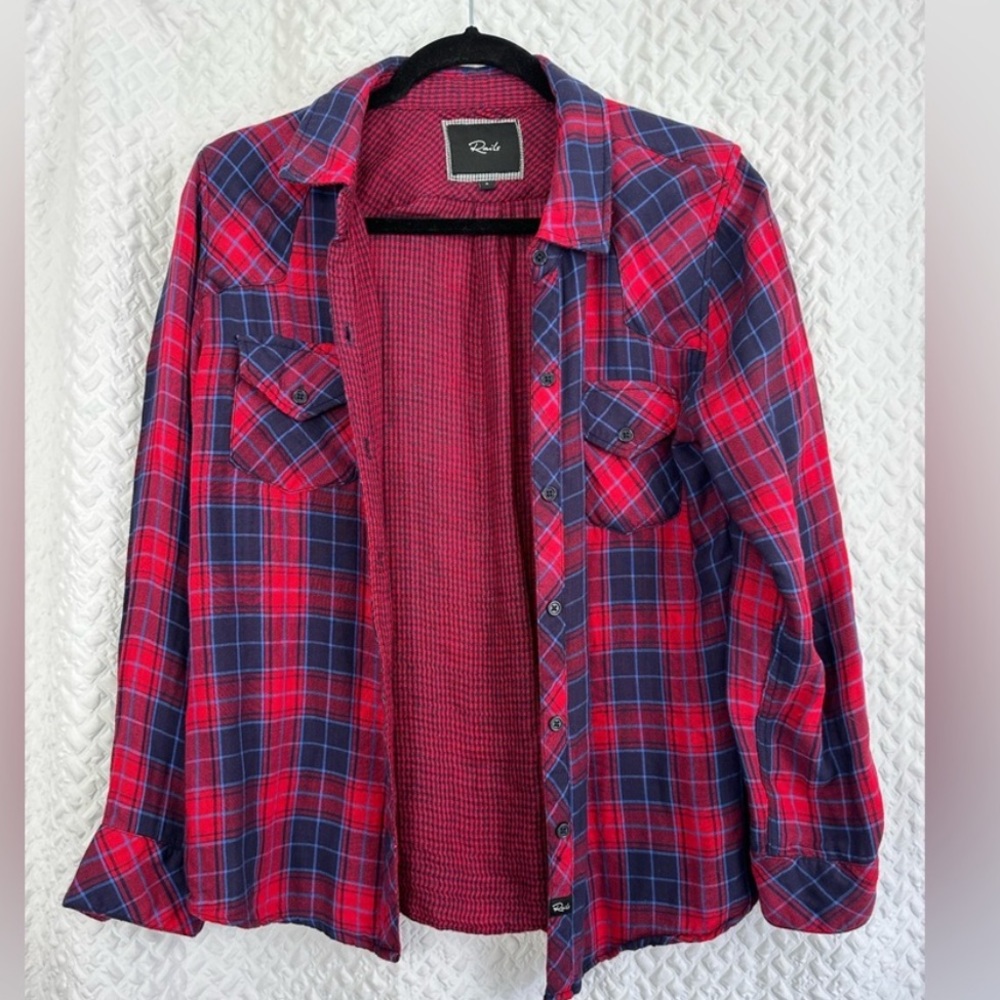 Euc-Rails- Button Down Shirt- Size Small - image 5